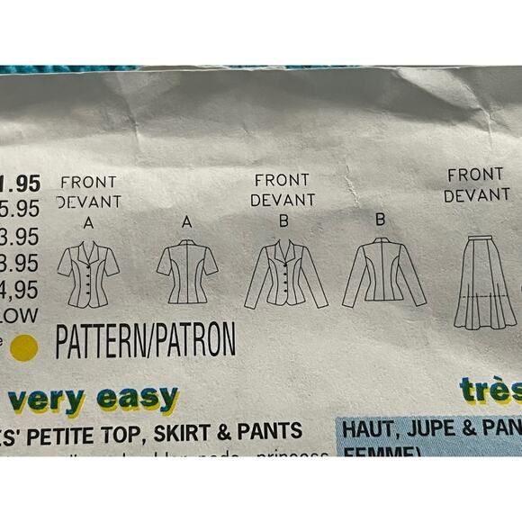 Butterick Sewing pattern 4819 suit top skirt blazer pant size 12 14 16 - Picture 8 of 10